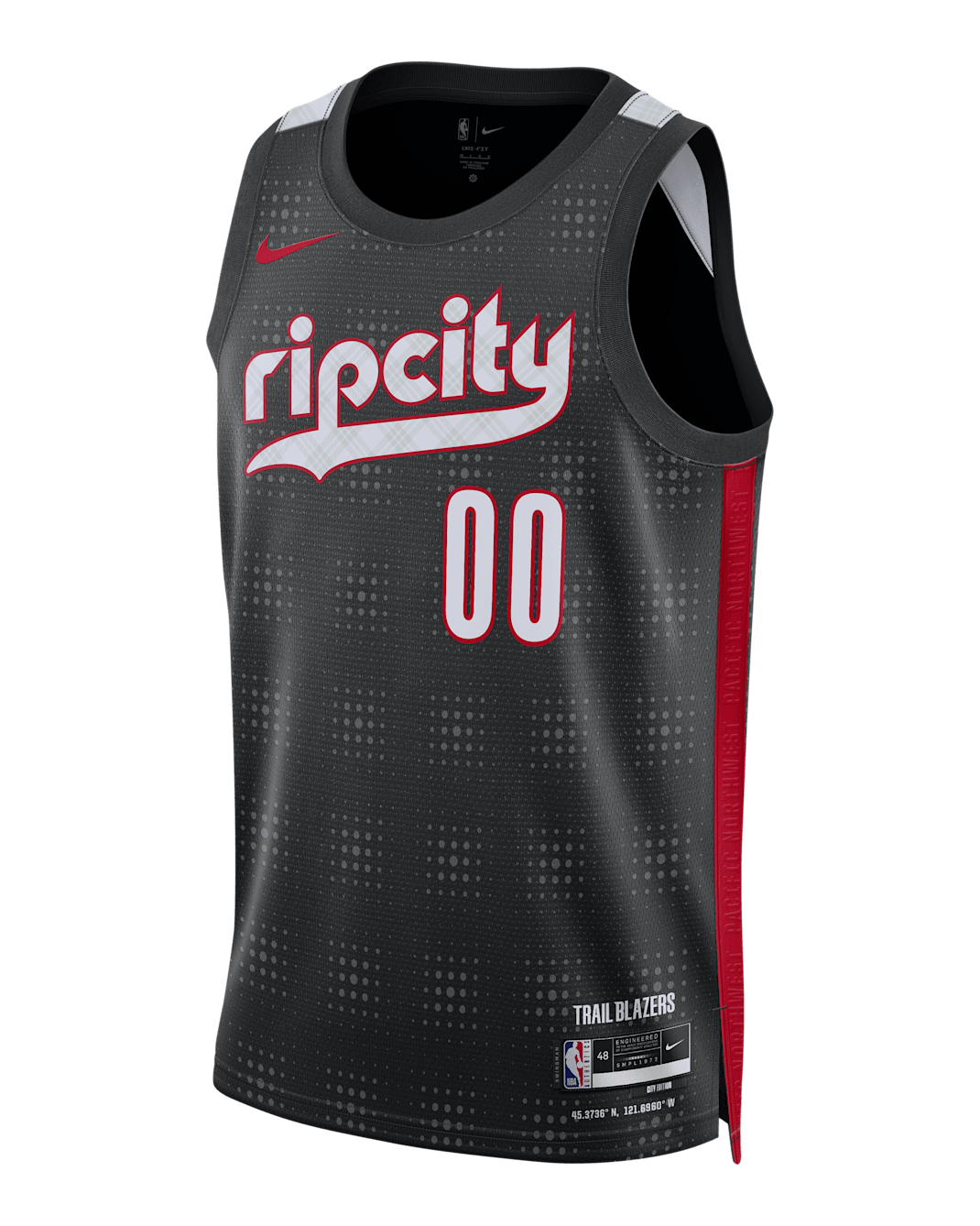 Scoot Henderson Portland Trail Blazers 2024/25 City Edition Men's Nike Dri-FIT NBA Swingman Jersey - Black