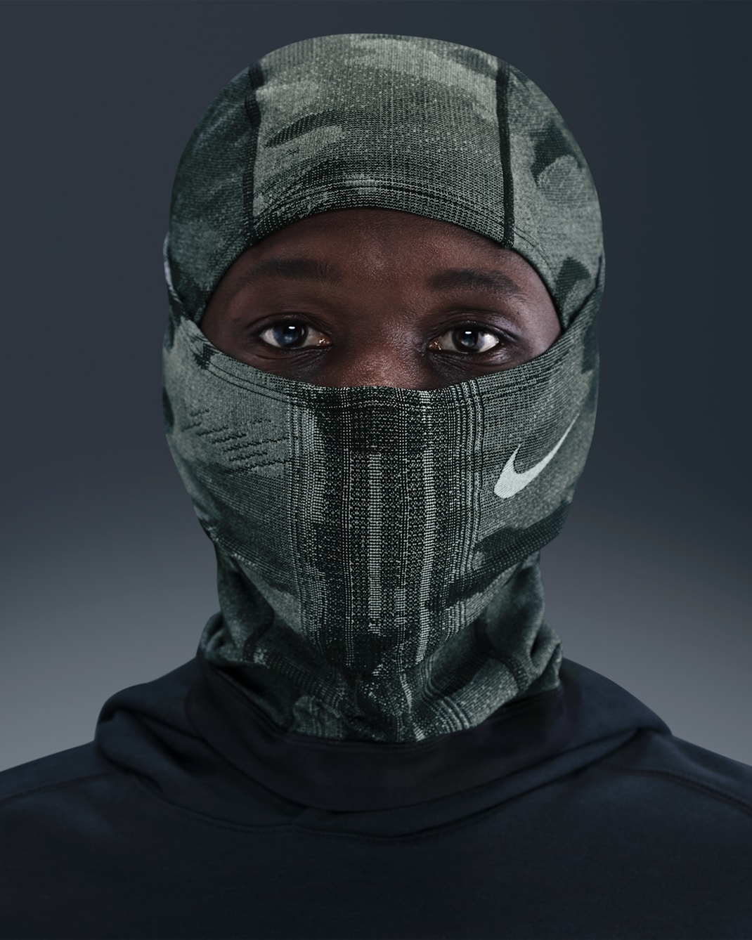 Nike Hyperwarm Knit Hood - Anthracite/White