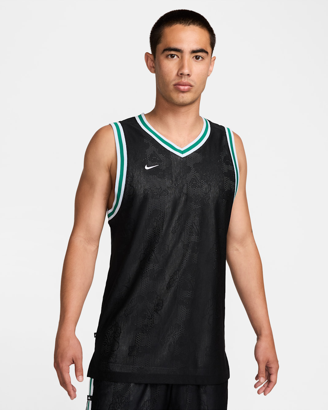 Giannis Men's Dri-FIT DNA Basketball Jersey - Black/Blue Tint/White