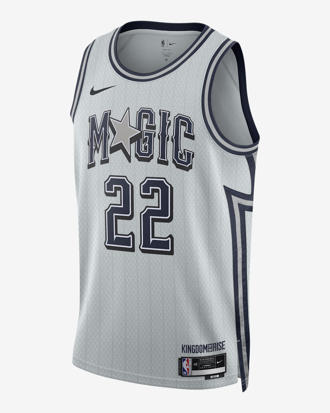 Franz Wagner Orlando Magic 2024/25 City Edition Men's Nike Dri-FIT NBA Swingman Jersey - Pure Platinum