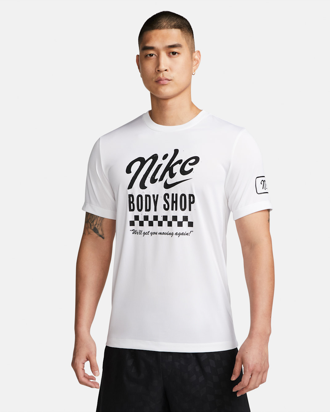 Nike Dri-FIT Men's Training T-Shirt - White