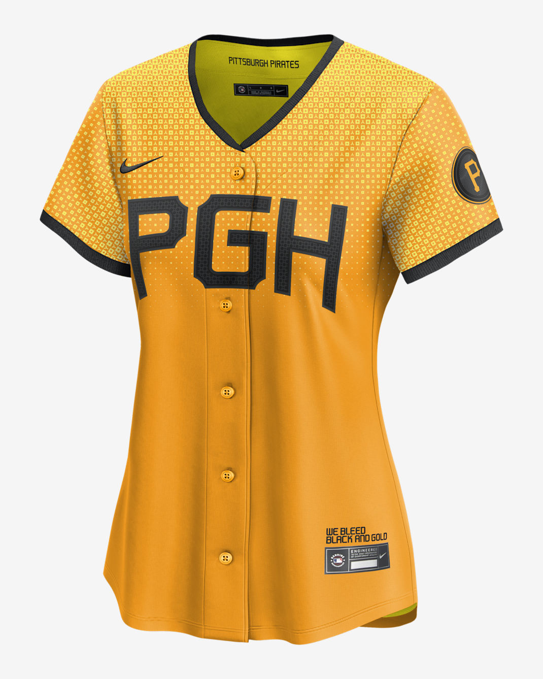 Roberto Clemente Pittsburgh Pirates City Connect Women's Nike Dri-FIT ADV MLB Limited Jersey - Yellow