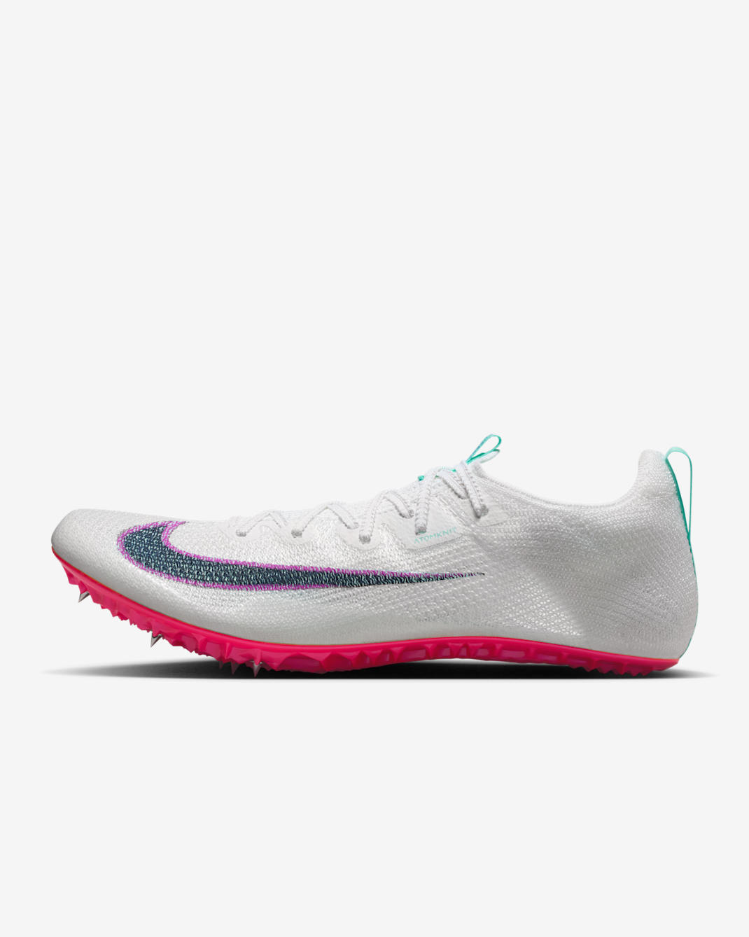 Spikes para sprints Nike Zoom Superfly Elite 2 - Blanco/Carmesí brillante/Hipervioleta/Obsidiana