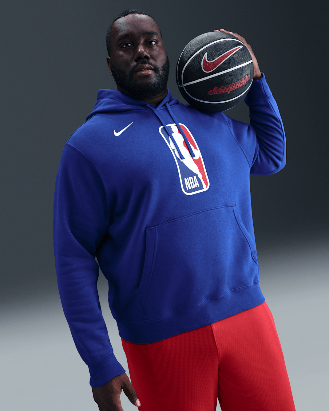 Team 31 Club Men's Nike NBA Pullover Hoodie - Rush Blue