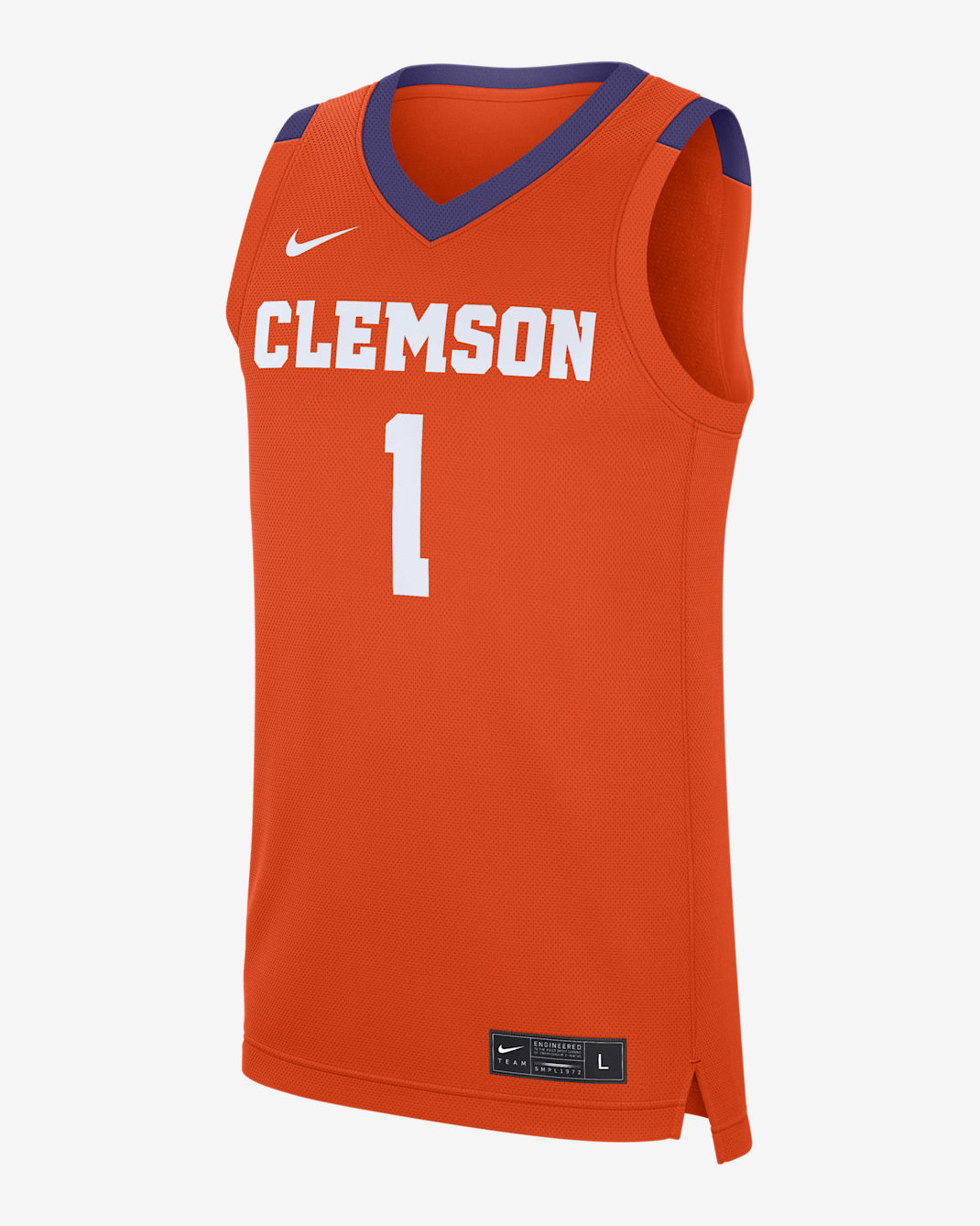 Clemson Tigers Replica Men's Nike College Basketball Jersey - University Orange