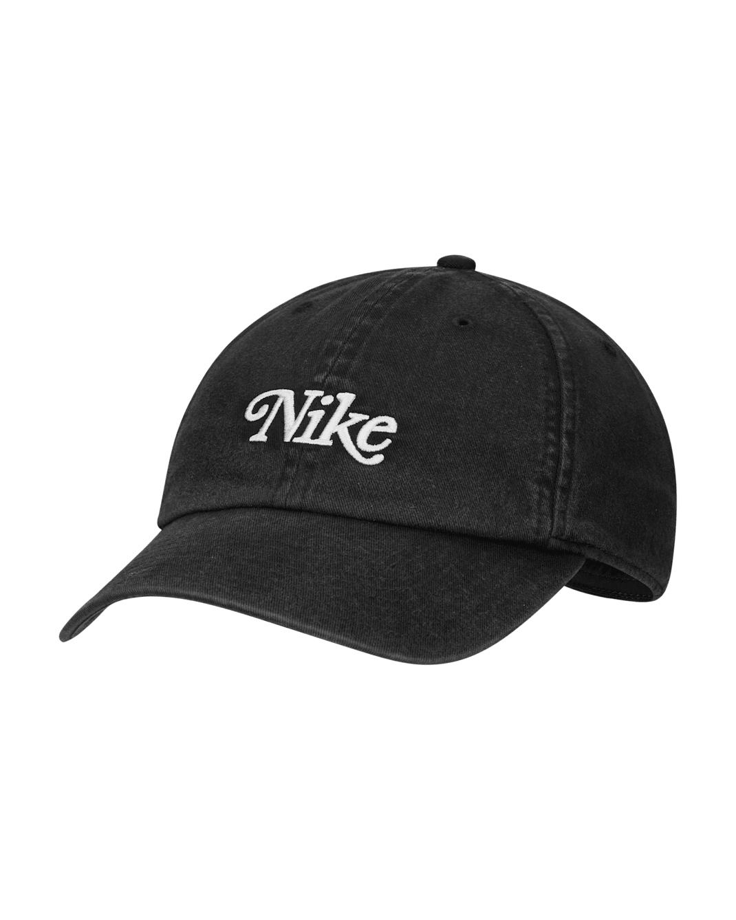 Nike Heritage86 Washed Golf Hat - Black/Summit White