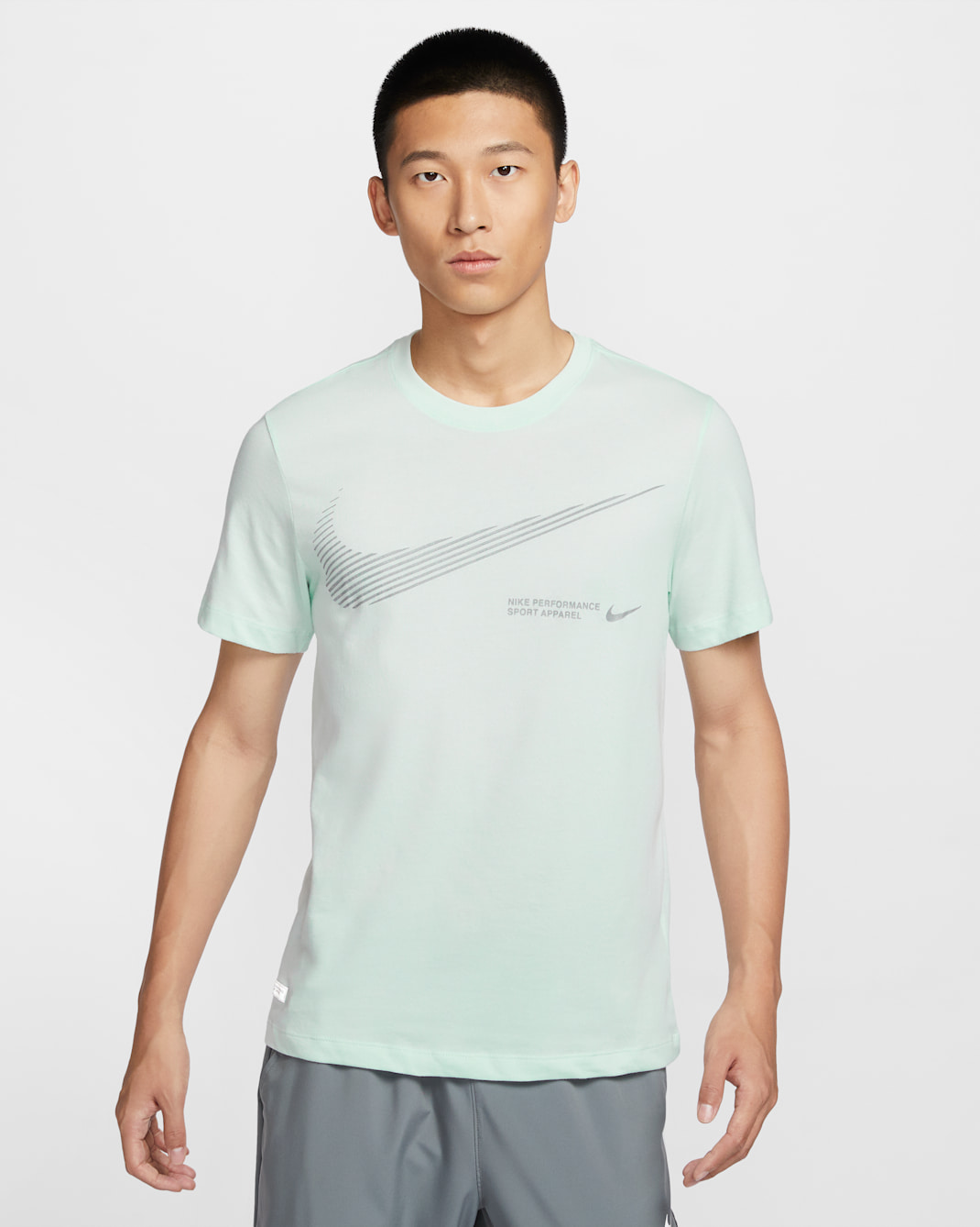 Nike Men's Dri-FIT Fitness T-Shirt - Barely Green