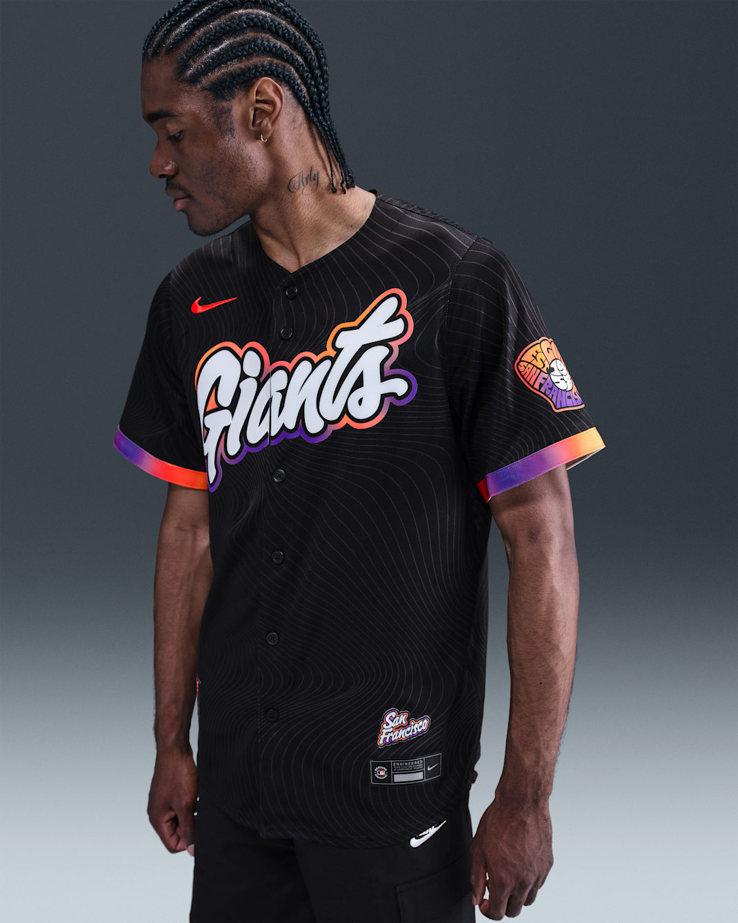 San Francisco Giants City Connect Men’s Nike Dri-FIT ADV MLB Limited Jersey - Grey