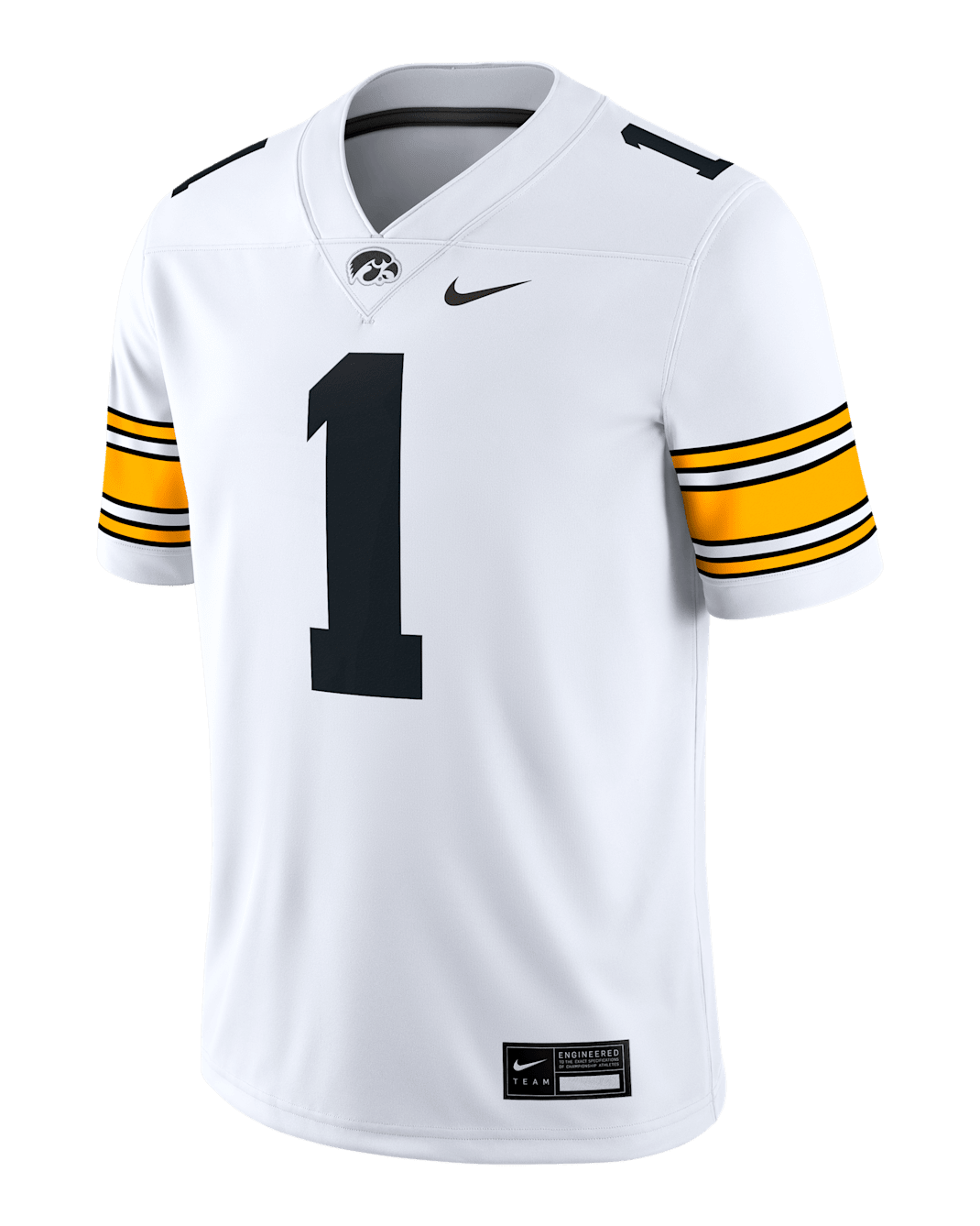 Iowa Men’s Nike Dri-FIT College Game Jersey - White