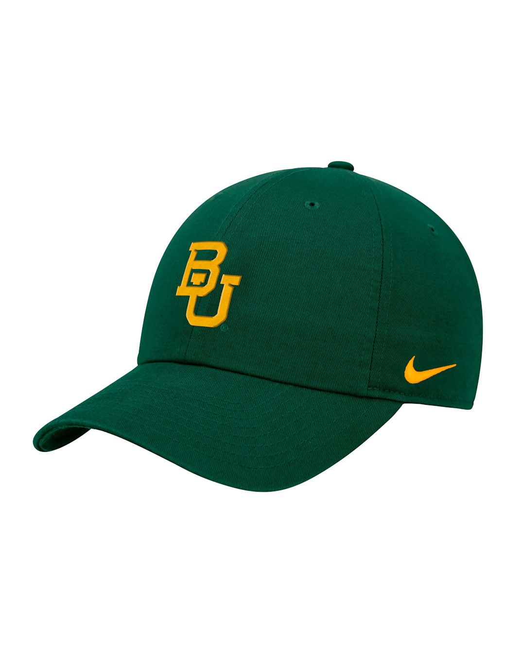 Baylor Club Men's Nike College Cap - Hunter Green
