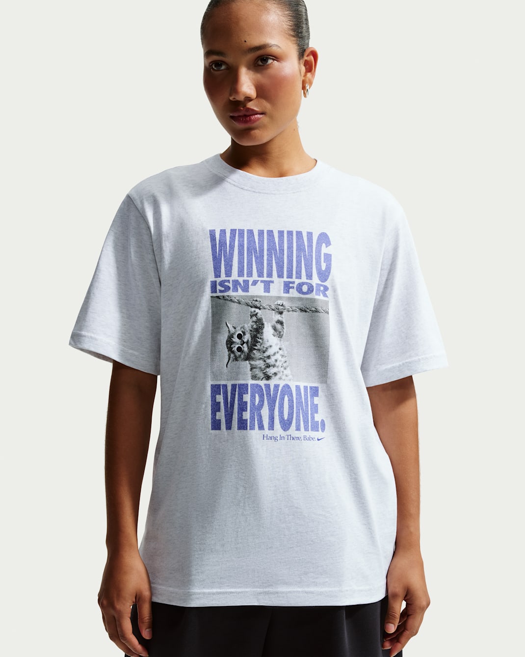 Nike Sportswear Women's Loose T-Shirt - Birch Heather