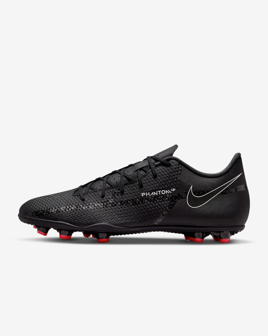 Scarpa da calcio multiterreno Nike Phantom GT2 Club MG - Nero/Bright Crimson/Summit White