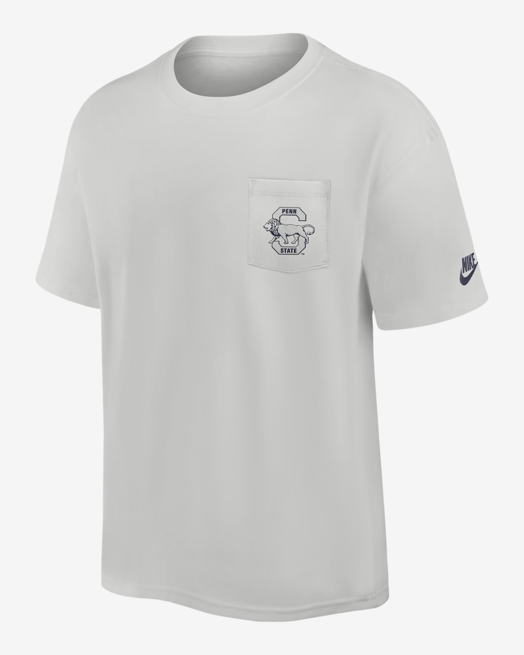 Penn State Legacy Max90 Pocket 2-Hit Men's Nike College T-Shirt - Photon Dust