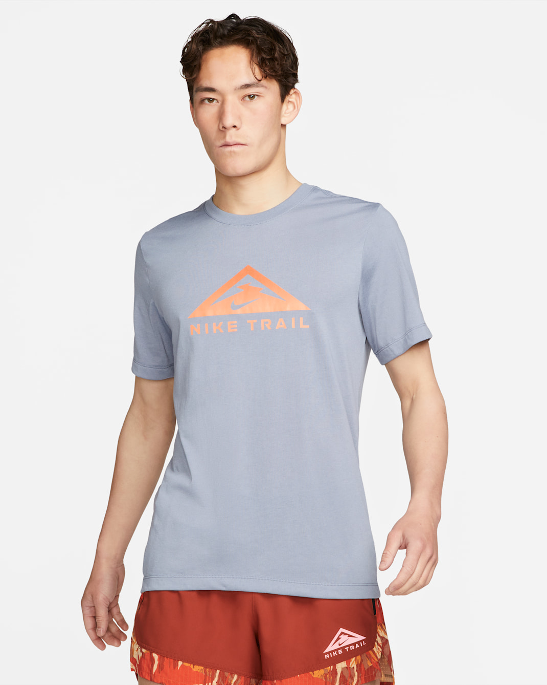 Nike Dri-FIT Short-Sleeve Trail Running T-Shirt - Ashen Slate