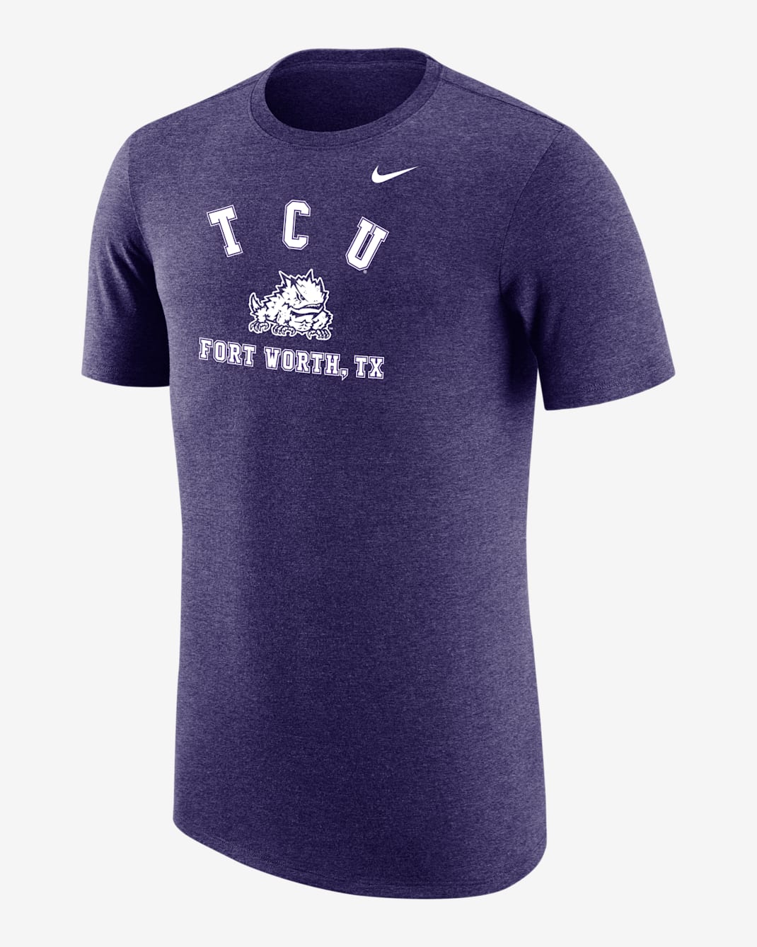 TCU Men's Nike College T-Shirt - Orchid