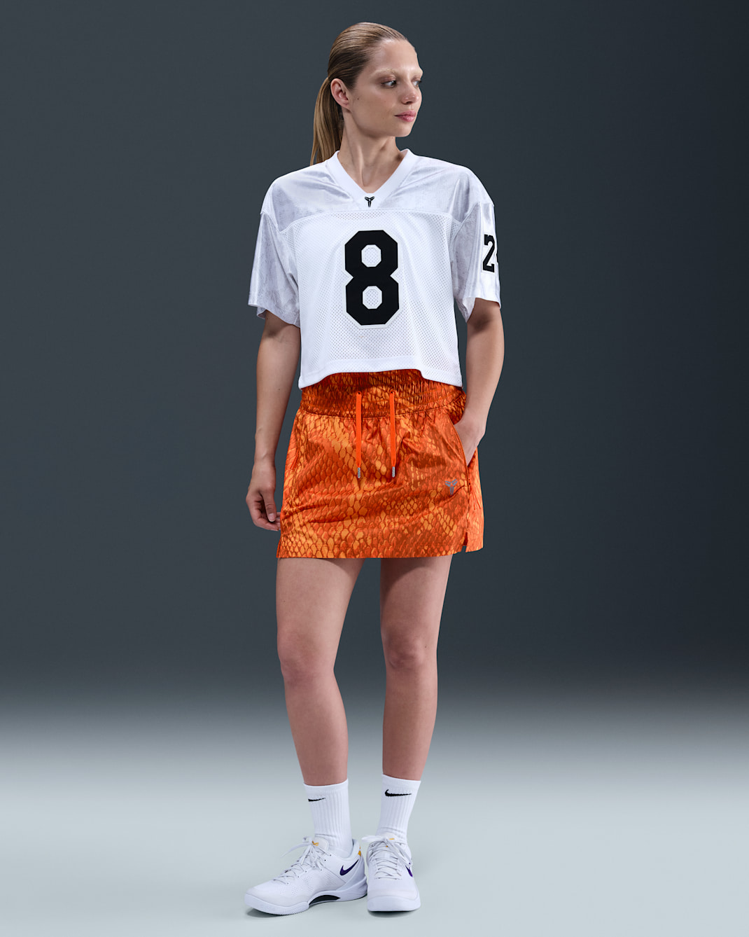 Kobe Women's Woven Skirt - Safety Orange