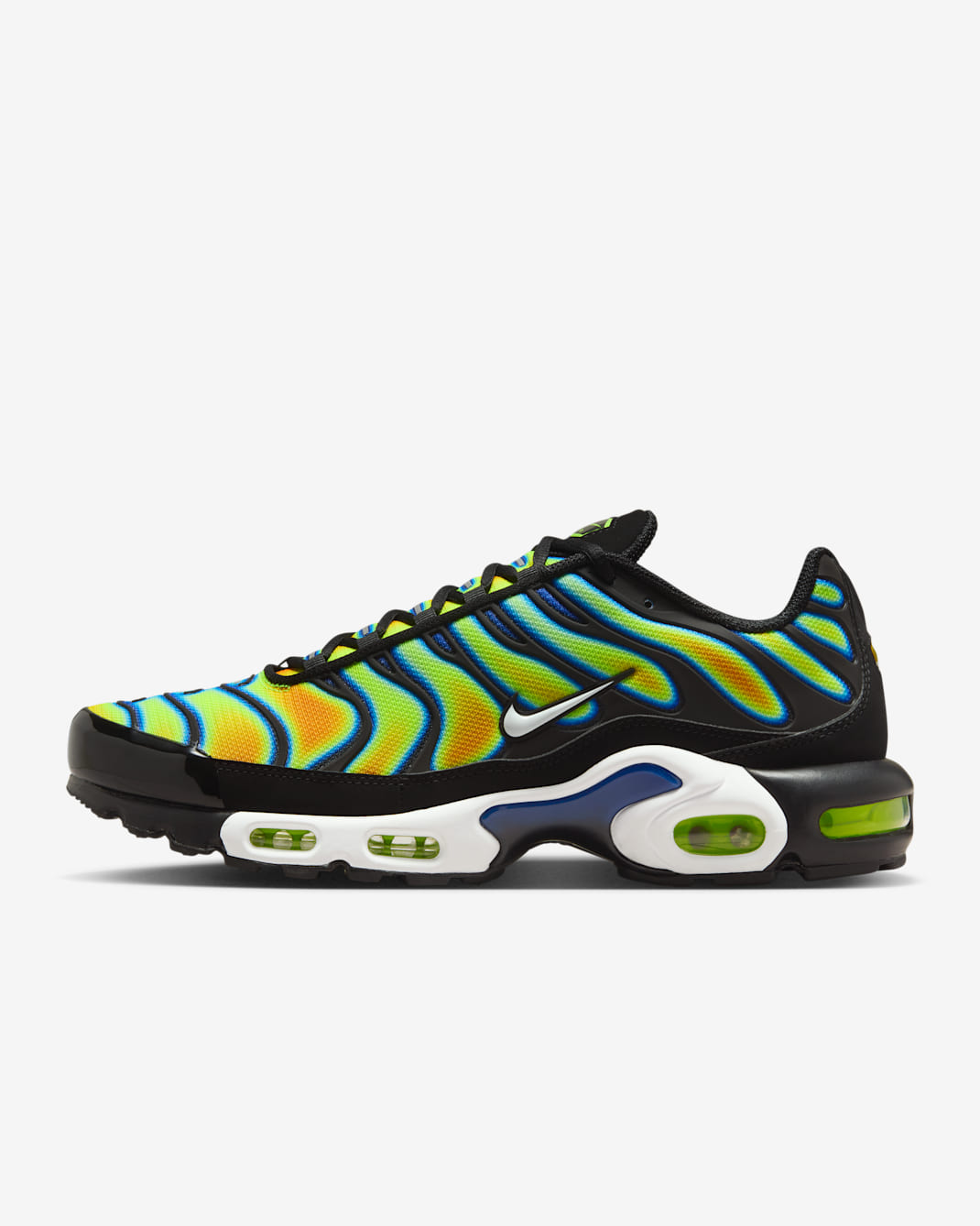 Nike Air Max Plus Ayakkabı - Siyah/Sundial/Neon Yellow/Beyaz