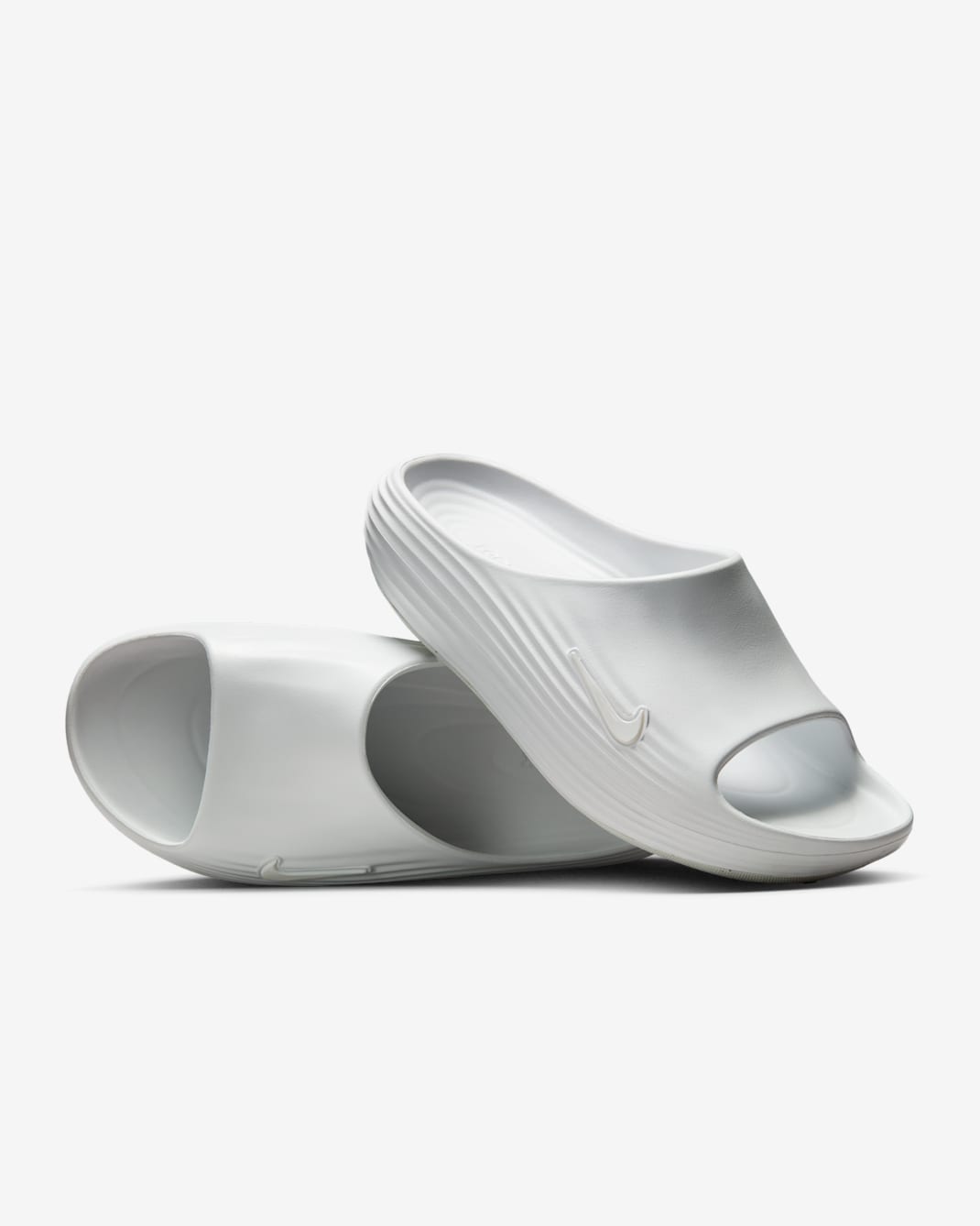 Nike ReactX Rejuven8 Men's Slides - Summit White/Summit White/Summit White