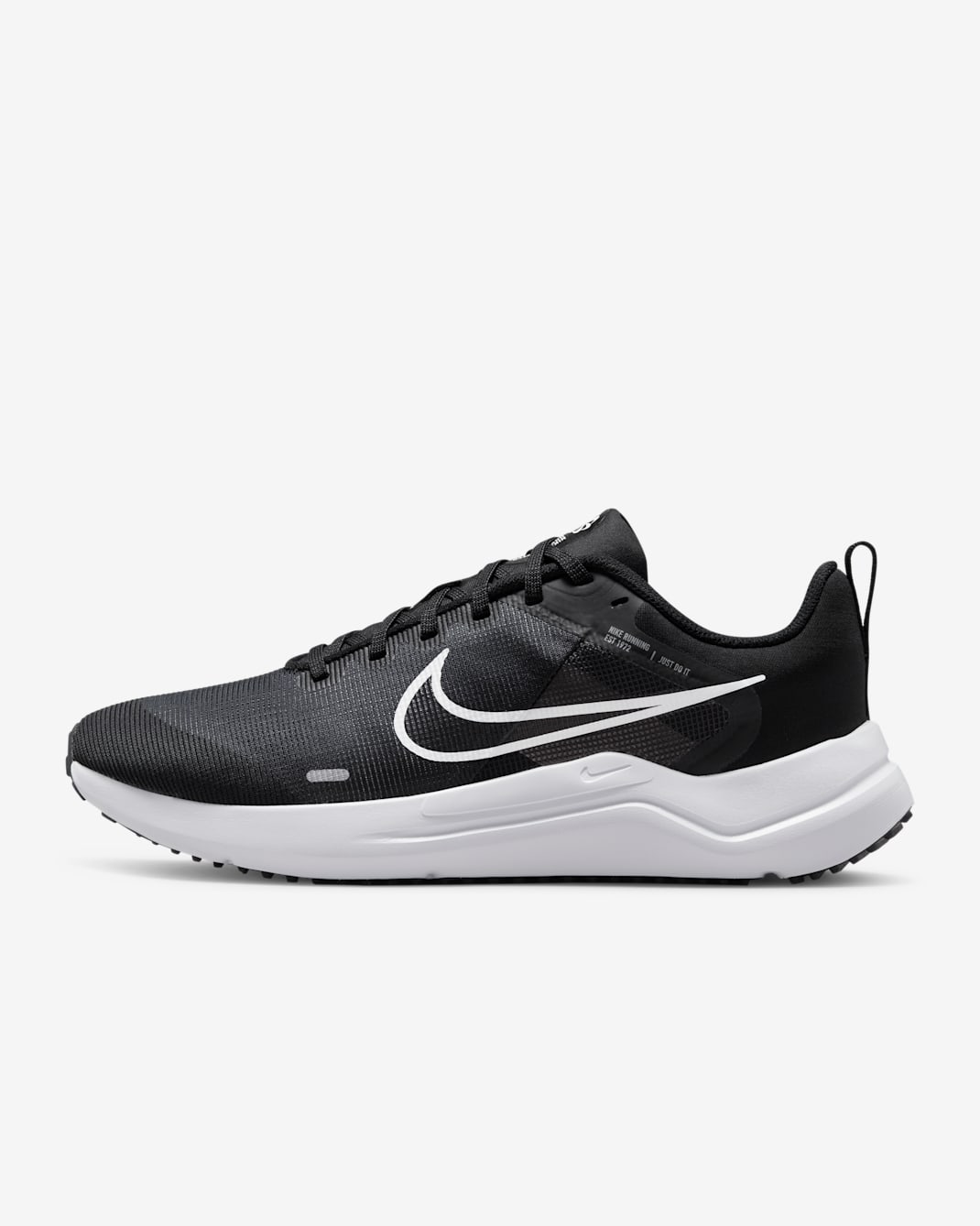 Nike Downshifter 12 Women's Road Running Shoes - Black/Smoke Grey/Pure Platinum/White