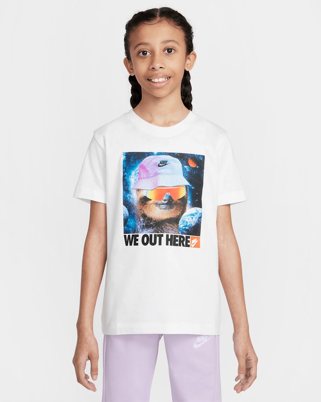 Nike Sportswear Big Kids' T-Shirt - White