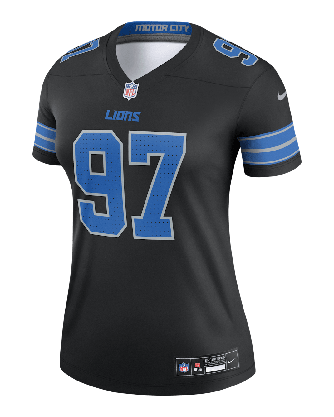 Aidan Hutchinson Detroit Lions Women's Nike Dri-FIT NFL Legend Jersey - Black