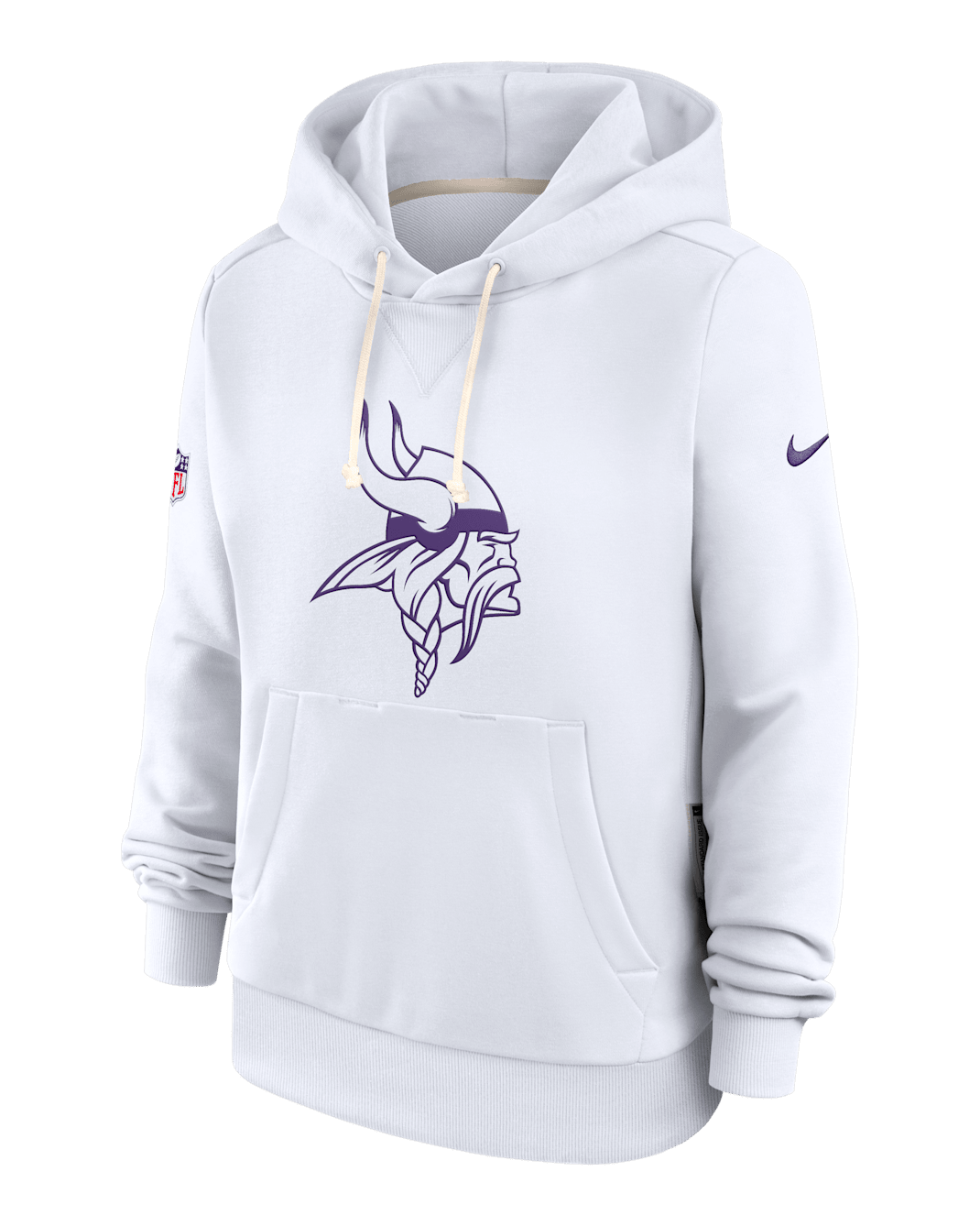 Minnesota Vikings Alt 2 Pack Women's Nike Dri-FIT NFL Pullover Hoodie - White