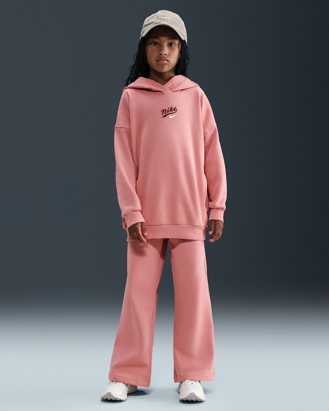Pantalon ample Nike Sportswear Club Fleece pour ado - Red Stardust
