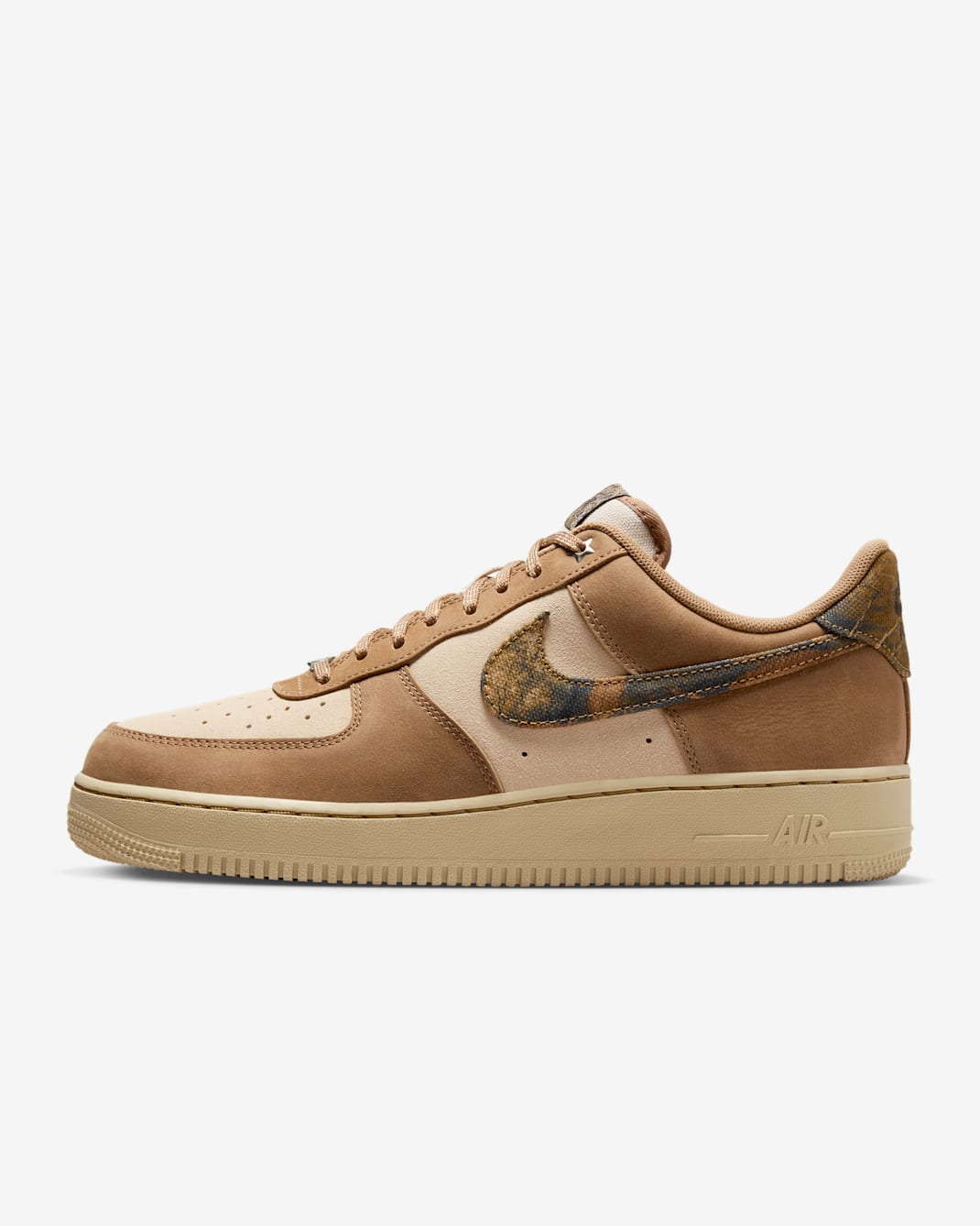 Nike Air Force 1 '07 RealTree Men's Shoes - Rattan/Rocky Tan/Seal Brown/Multi-Color