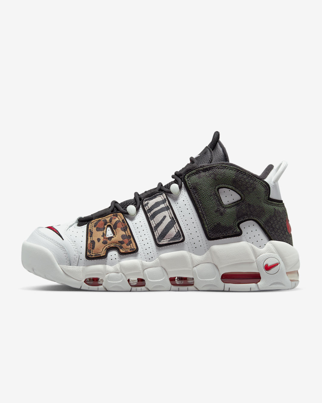 Nike Air More Uptempo '96 Men's Shoes - Summit White/Black/White/University Red