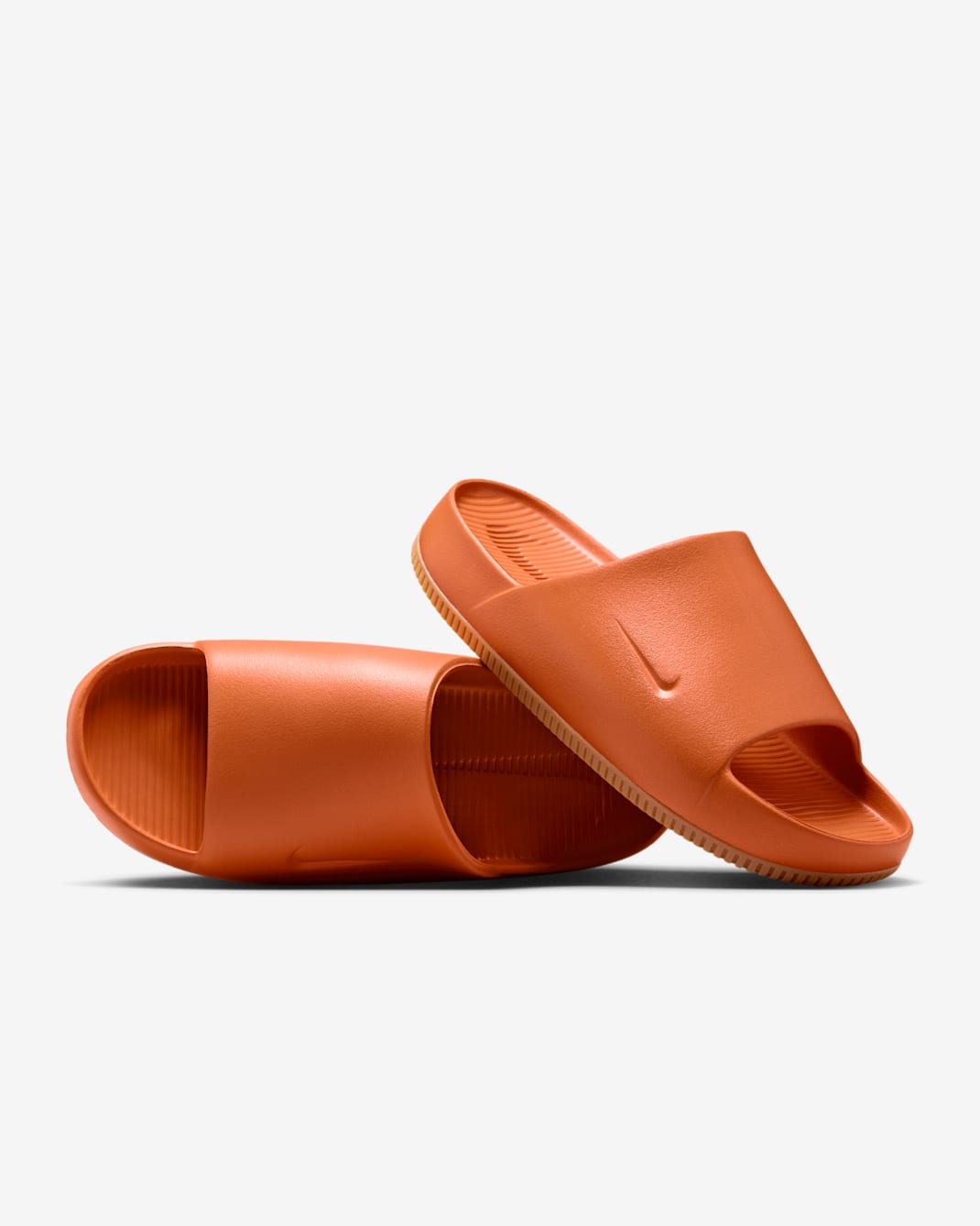 Nike Calm Men's Slides - Campfire Orange/Gum Medium Brown/Campfire Orange