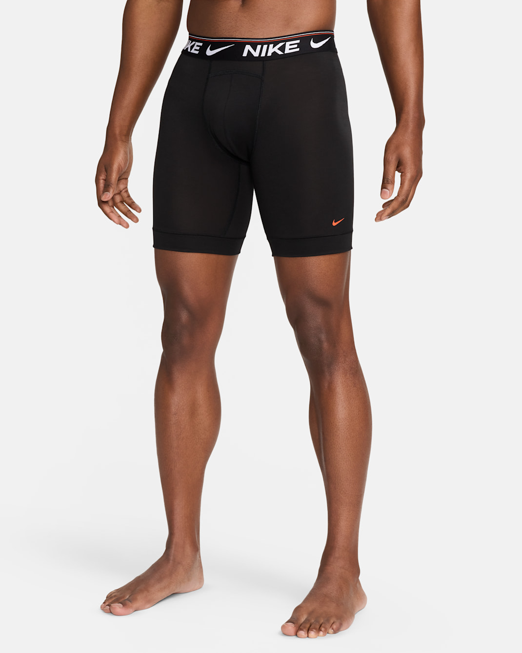 Nike Ultra Comfort Men's Dri-FIT Long Boxer Brief (3-Pack) - Black