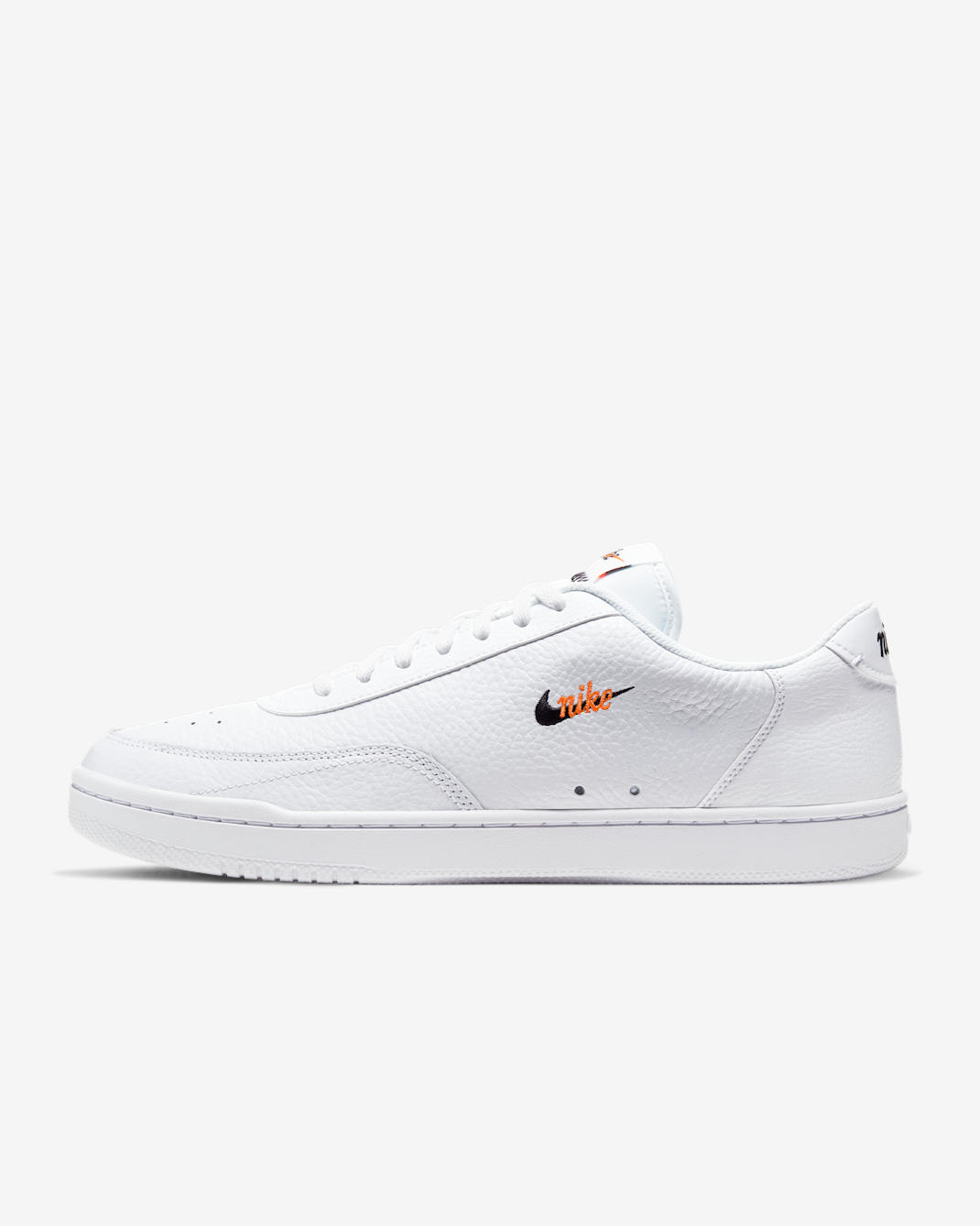 Nike Court Vintage Premium Men's Shoe - White/Total Orange/Black