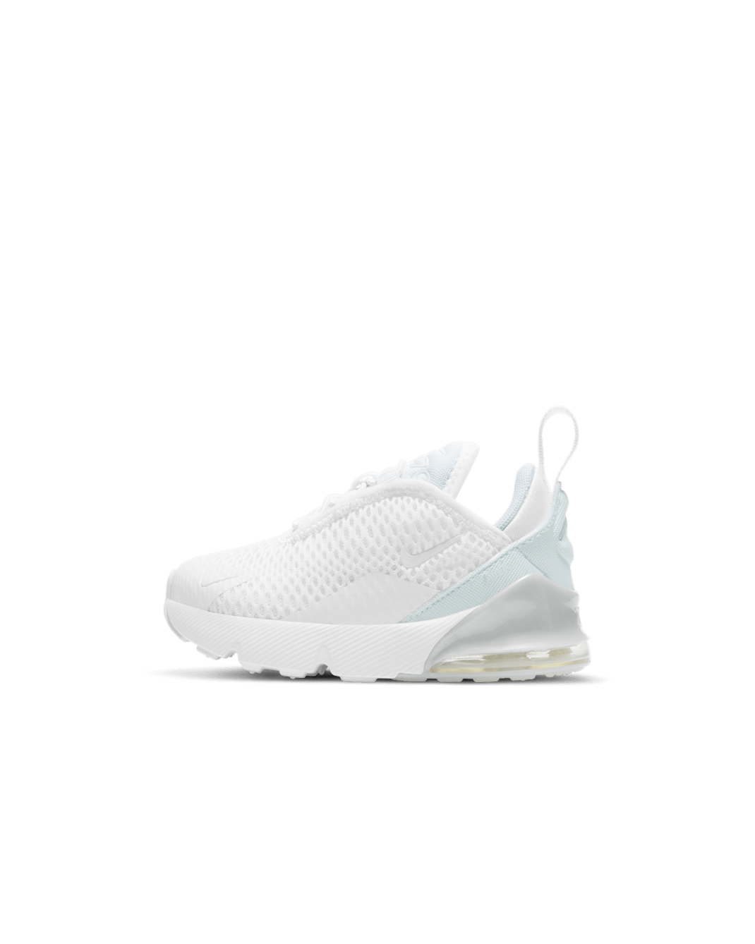 Nike Air Max 270 Baby/Toddler Shoe - White/Metallic Silver/White