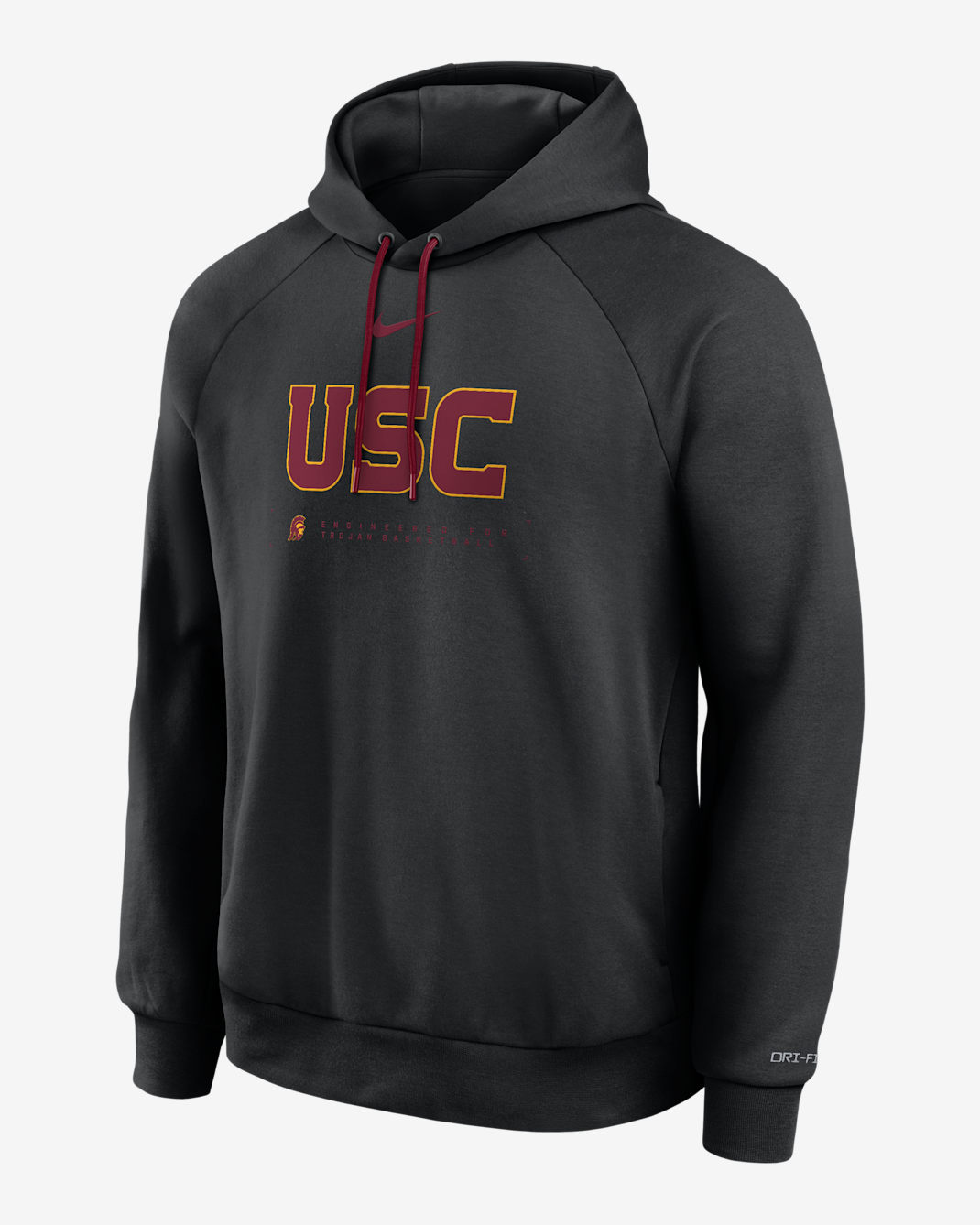 USC Courtside Basketball Practice Men's Nike Dri-FIT Pullover Hoodie - Black