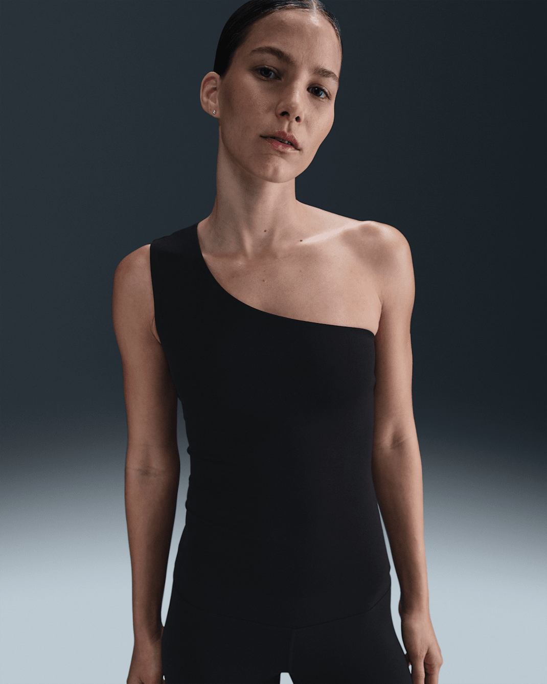 Nike Zenvy Women's Dri-FIT Asymmetrical Tank Top - Black