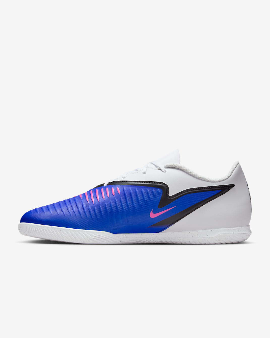 Nike Phantom 6 Low Club Indoor/Court Football Shoe - Racer Blue/White/Pink Blast