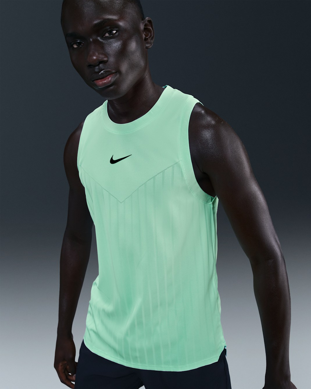 NikeCourt Slam Men's Dri-FIT ADV Tennis Tank Top - Mint Foam