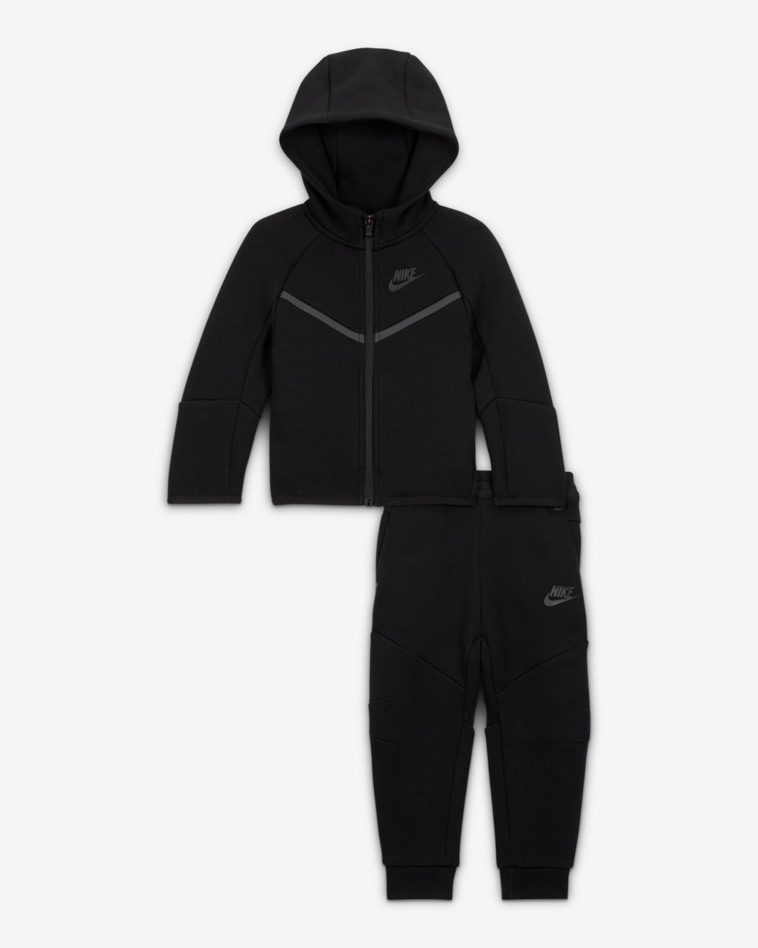 Nike Sportswear Baby Tech Fleece 2-Piece Full-Zip Set - Black