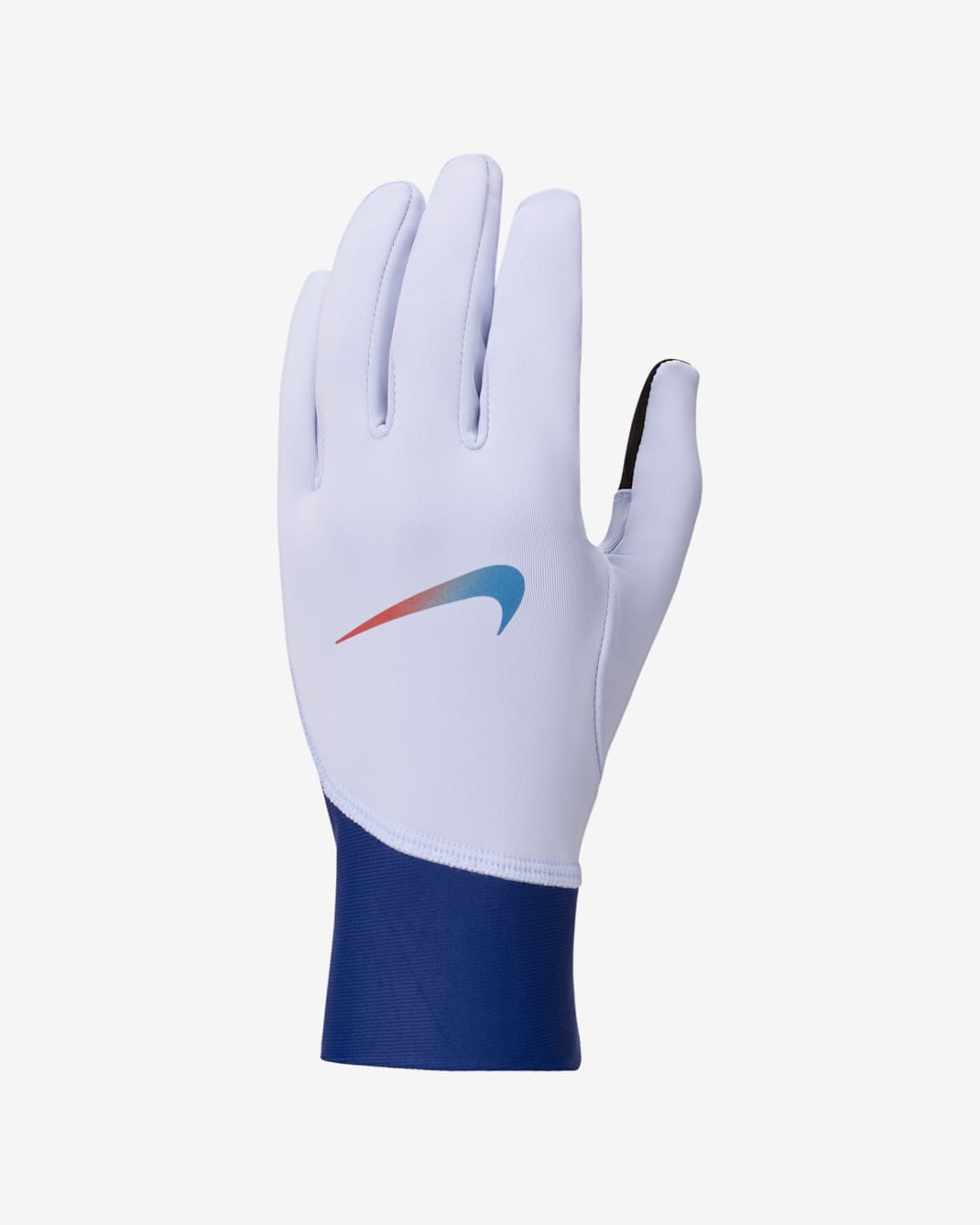 Nike Pacer Men's Therma-FIT Midweight Running Gloves - Ghost/Blue Void/Comet Blue
