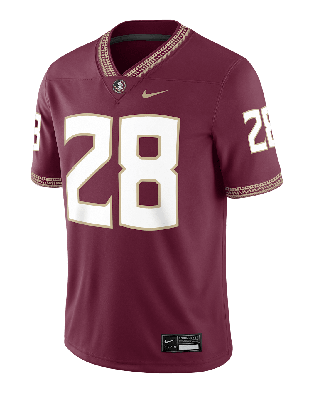 Florida State Seminoles Men's Nike Dri-FIT College Game Jersey - Garnet