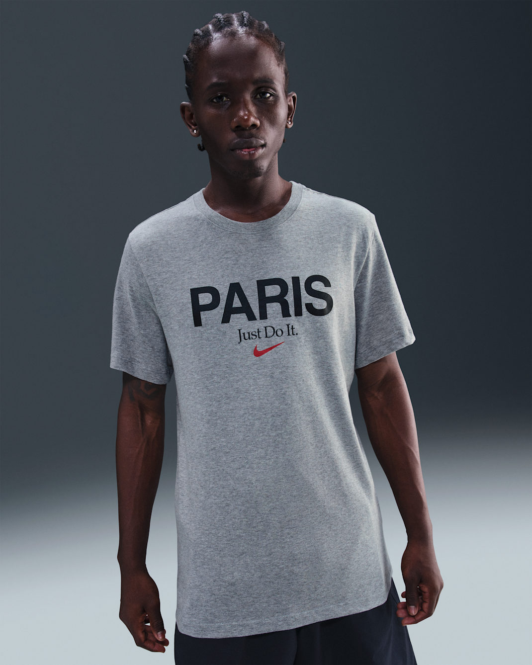 Nike Sportswear férfipóló - Dark Grey Heather
