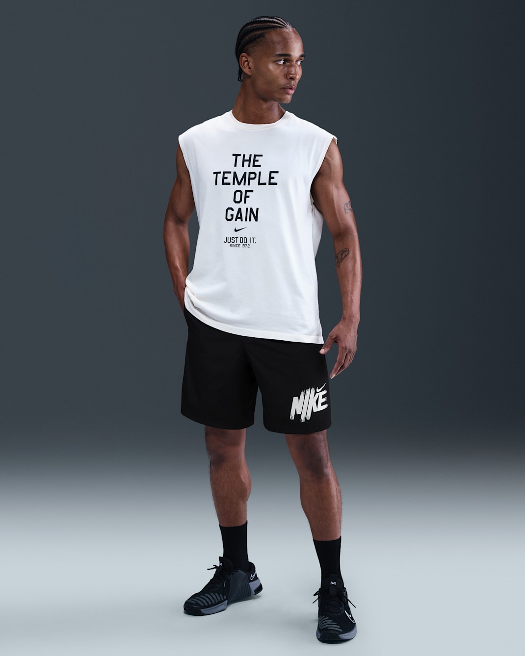 Nike Form Men's Dri-FIT 23cm (approx.) Unlined Versatile Shorts - Black/White