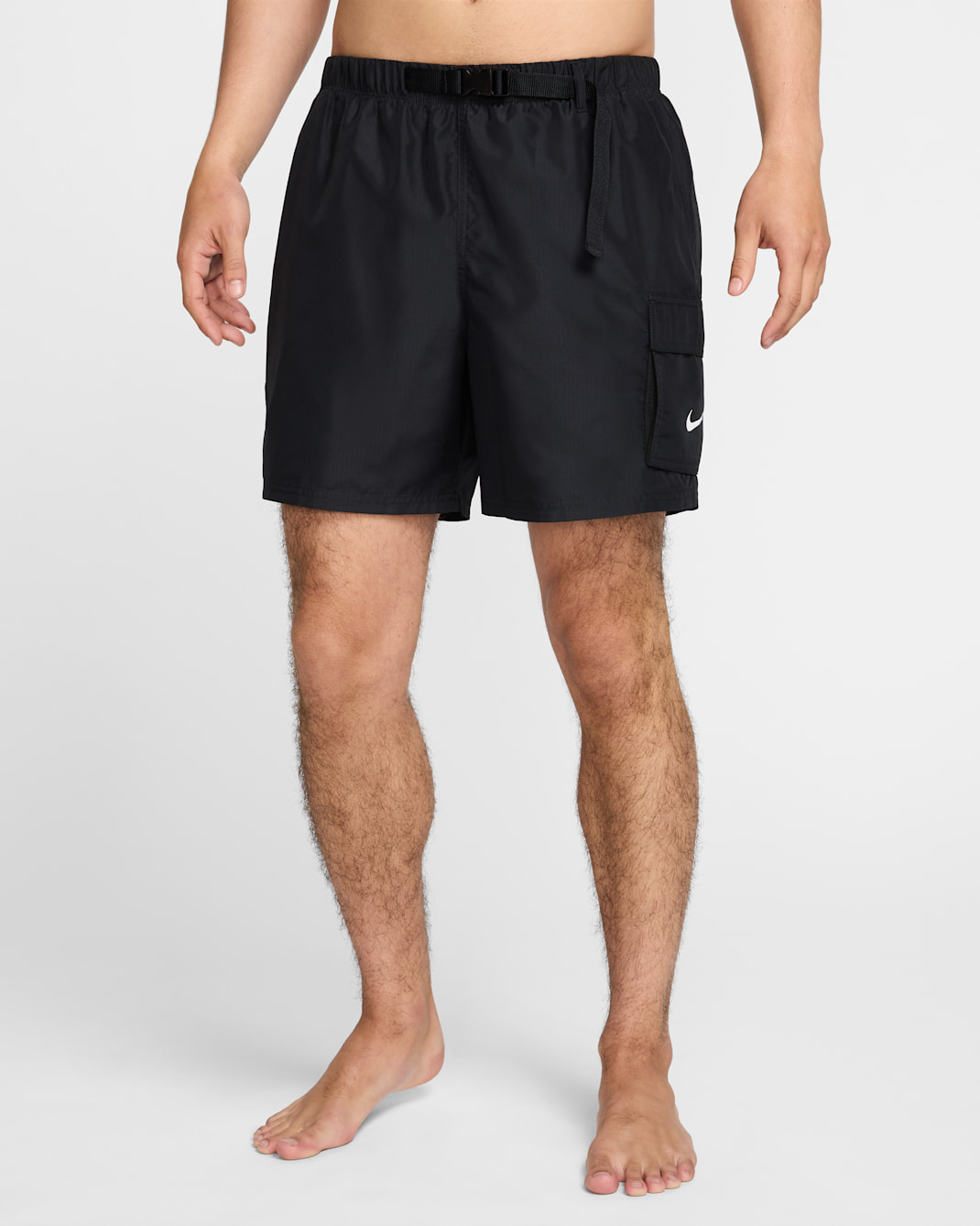 Nike Swim Voyage Men's 5" Brief-Lined Cargo Shorts - Black