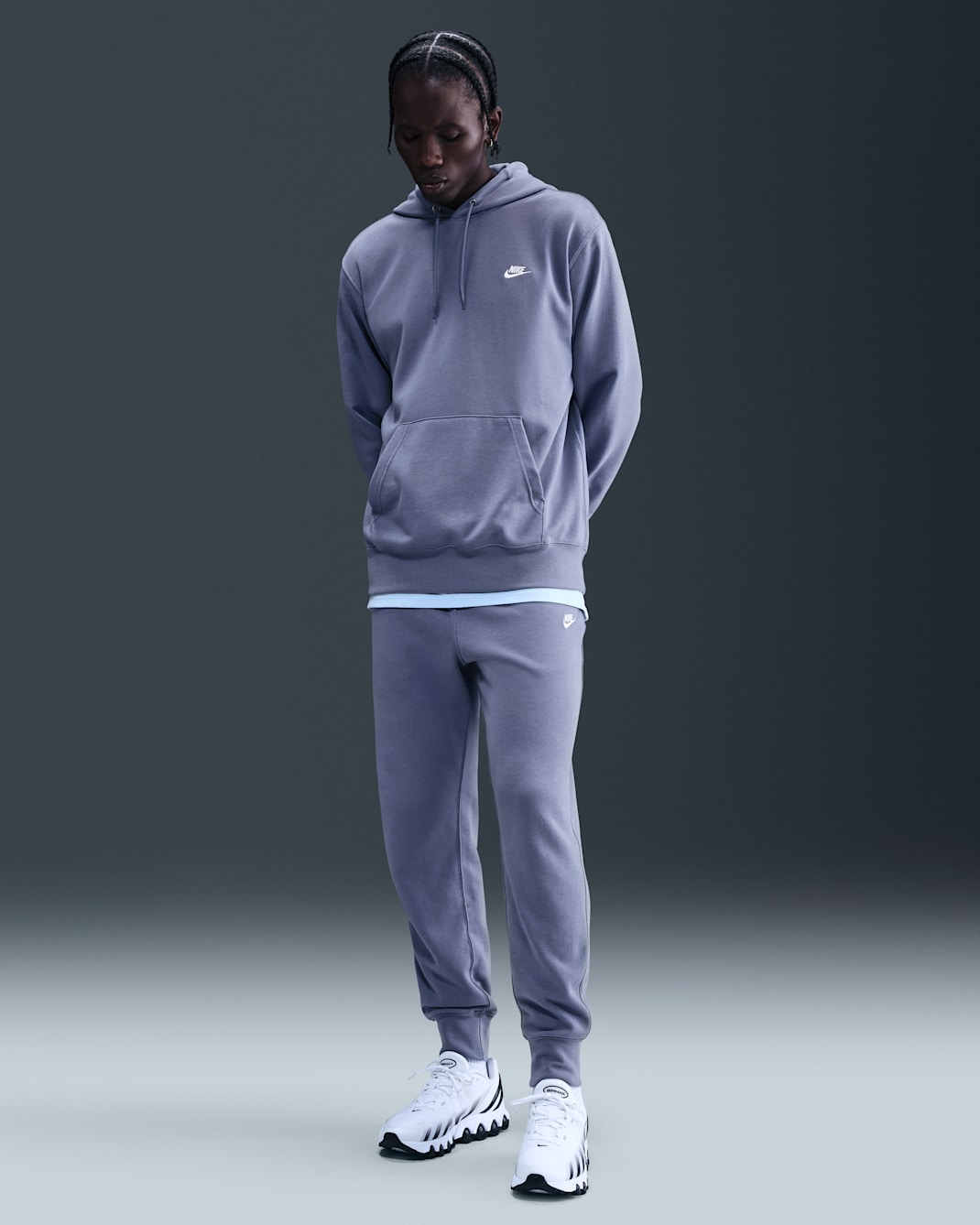 Nike Club joggingbroek van sweatstof voor heren - World Indigo/World Indigo/Wit