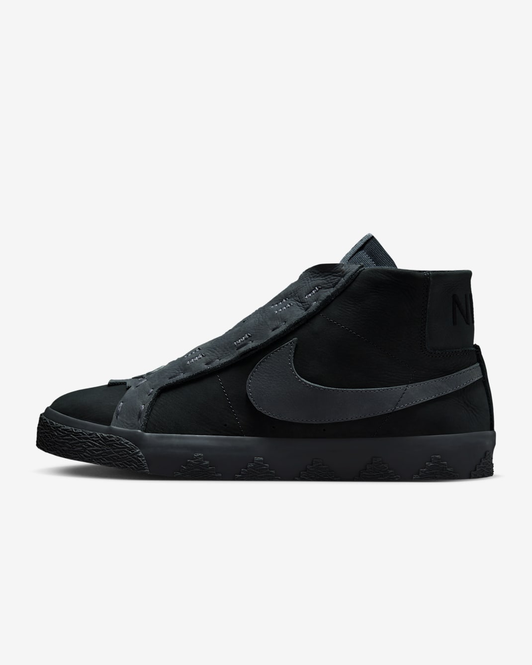 Nike Zoom Blazer Mid Skate Shoes - Anthracite/Dark Smoke Grey