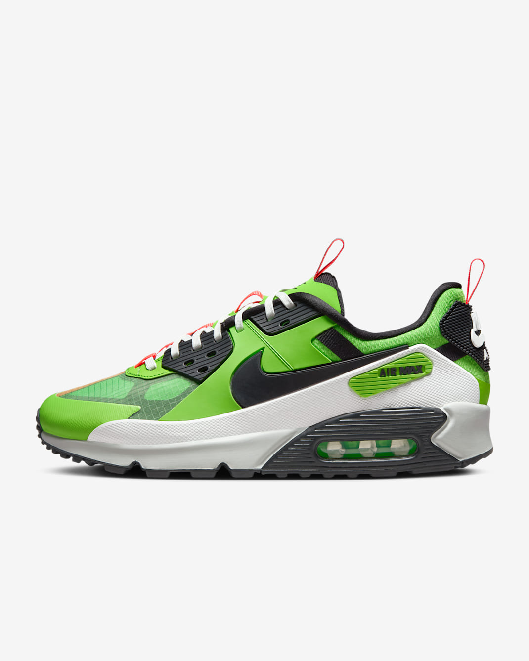 Nike Air Max 90 Drift 男鞋 - Action Green/Summit White/Bright Crimson/黑色