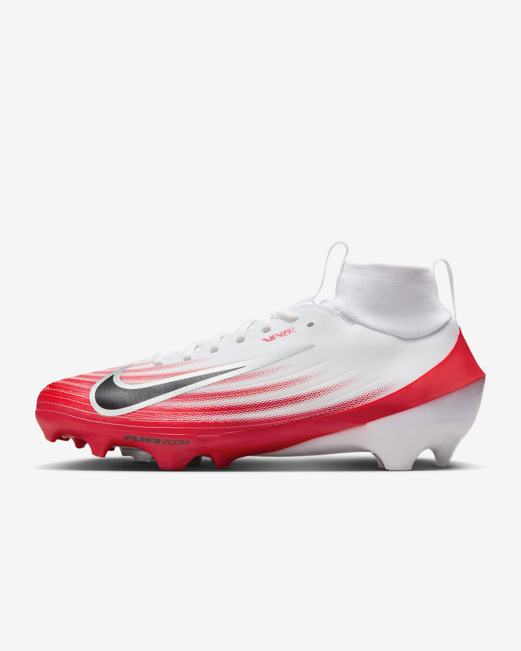Nike Vapor Pro 1 Football Cleats - White/University Red/Black