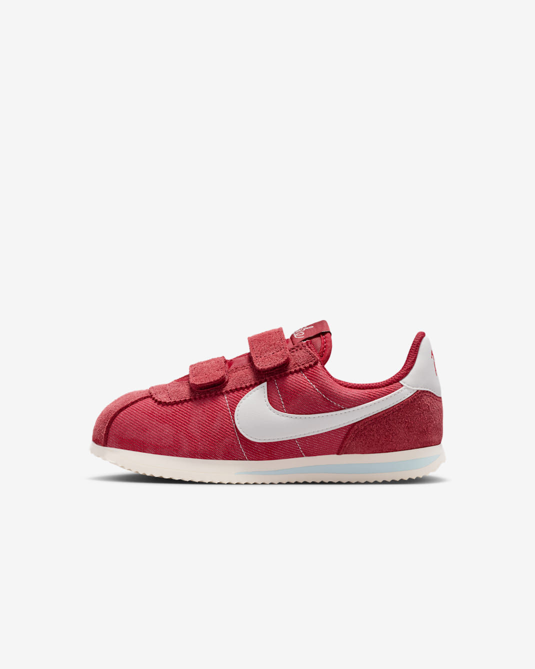 Nike Cortez SE Little Younger Kids' Shoes - Team Crimson/University Red/Glacier Blue/Sail