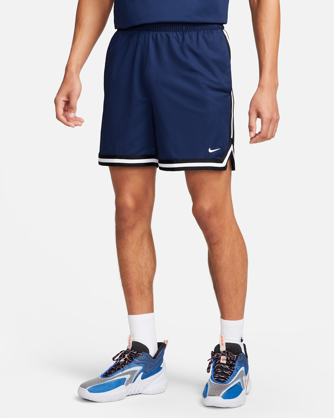 Nike DNA Men's Dri-FIT 6" Basketball Shorts - Midnight Navy/Black/White