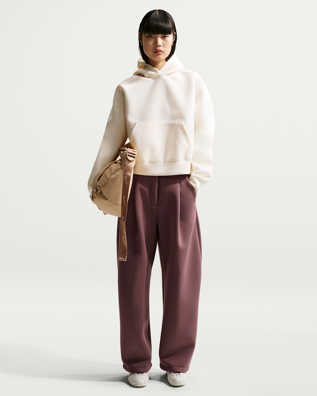 Nike Sportswear Women's Loose Mid-Rise Fleece Trousers - Tattoo/Tattoo